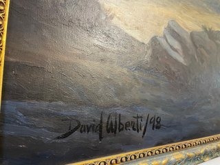 Oleo Murallas de Ávila  David Albertí