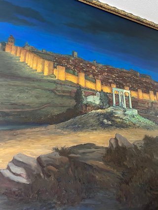 Oleo Murallas de Ávila  David Albertí