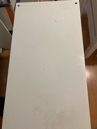 Estantería blanca de madera