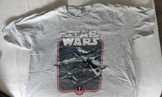 Camiseta Star Wars X-Wing Gris