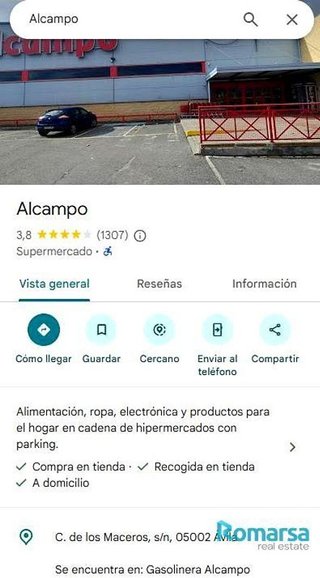 Terreno en venta en Sonsoles en Ávila