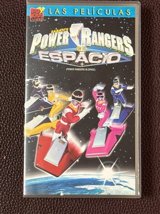 VHS Power Rangers en el Espacio