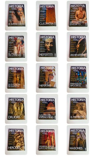 Colección 27 revistas National Geographic Egipto