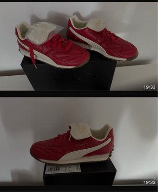 Tenis Puma Rojos Blancos Nuevos Caja