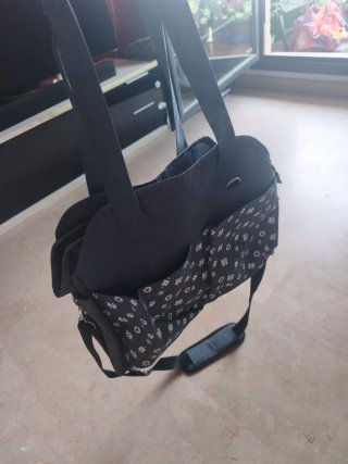 Bolso grande carrito bebé estampado