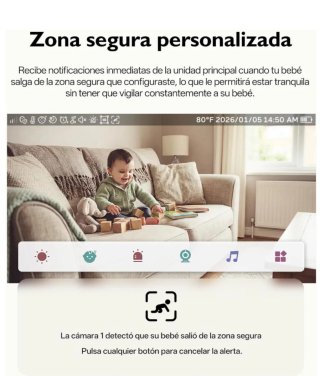 Vigilabebés Momcozy 5.5 Full HD wifi.