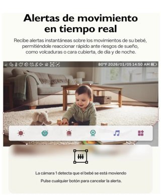 Vigilabebés Momcozy 5.5 Full HD wifi.