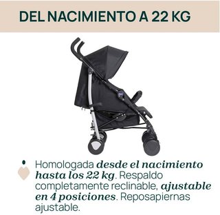 Chicco Echo Lite negra nueva sin abrir