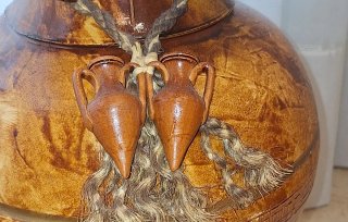 Jarrón de cerámica decorativo