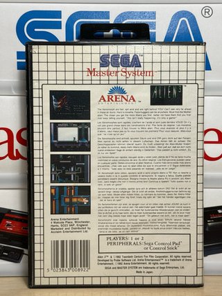 Alien 3 SEGA Master System CIB