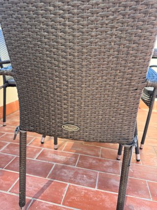 Conjunto Mesa y Sillas Exterior Rattan