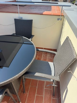 Conjunto Mesa y Sillas Exterior Rattan