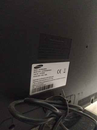 Televisión Samsung Negra