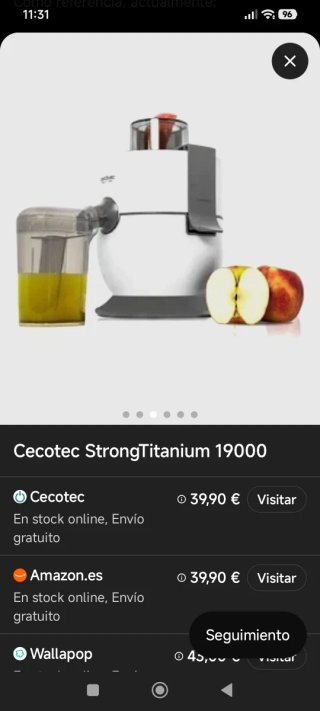 Licuadora Cecotec Strong Titanium 19000