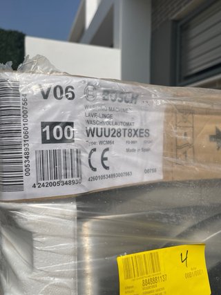 Lavadora Bosch 8 kg