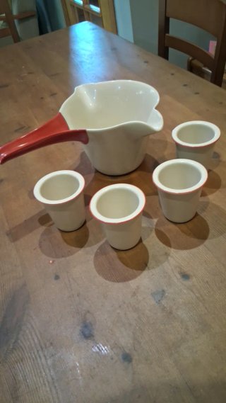 Cazo y 4 vasos IKEA edición limitada