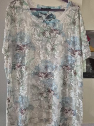 Blusa gasa floral mujer XXL marca bexleys