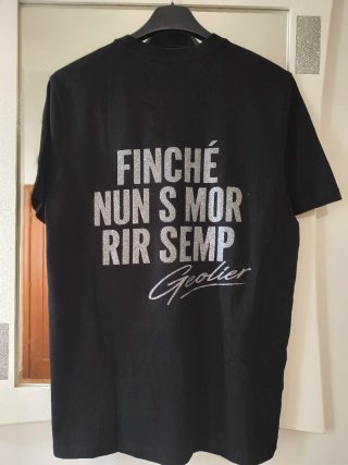 Maglietta Glitter Nera