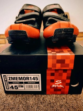 Zapatillas Ciclismo SPIUK MTB Talla 45 ROJO/NEGRO