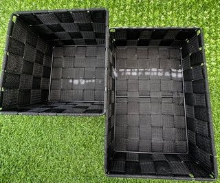 Set 2 cestas negras nuevas