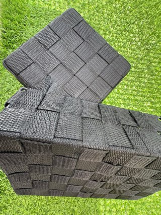 Set 2 cestas negras nuevas