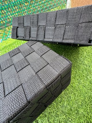Set 2 cestas negras nuevas
