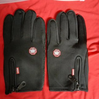 Guantes negros mujer suaves y calientes