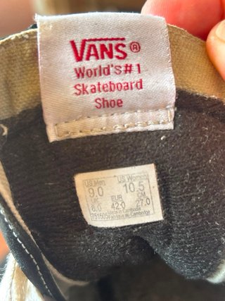 Tenis Vans Sk8-Hi Negros Retro