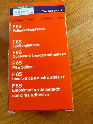 Agfa F8S Empalmadora Super 8
