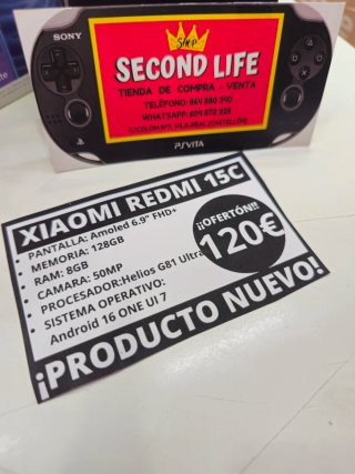 Xiaomi Redmi 15C 128GB (Nuevo)