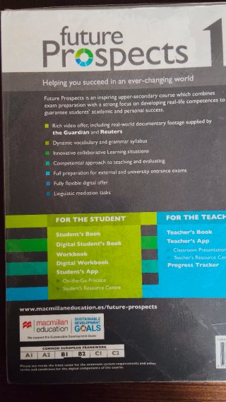FUTURE PROSPECTS 1 Student's book: libro de tex...