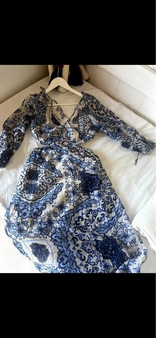 Vestido estampado floral talla única