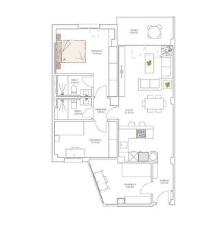 Piso en venta en Parque Mediterráneo - Santa Paula en Málaga