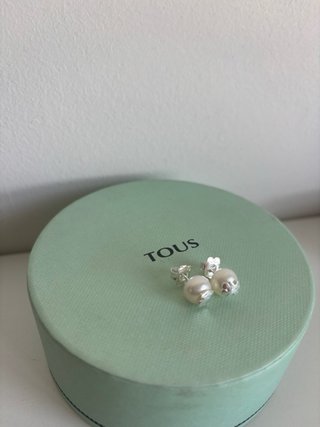 Pendientes perlas TOUS plata