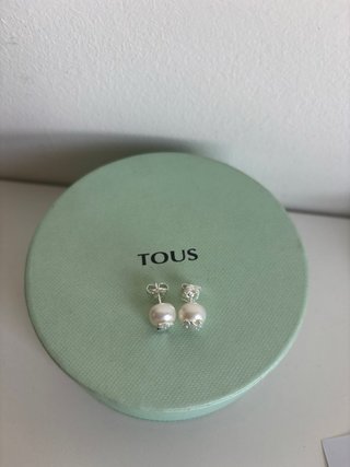 Pendientes perlas TOUS plata