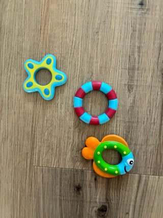 Juguetes de baño para bebé - Pulpo y Aros