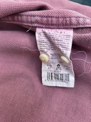Camisa Scalpers Rosa Talla L