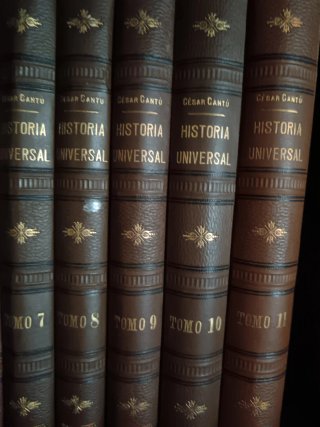 Enciclopedia "Historia Universal" de César Cantú.