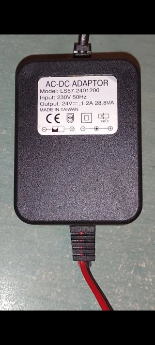Adaptador AC-DC 230V a 24V 1.2A 28.8VA
