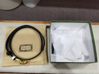 Gucci cinturón de mujer negro talla 90