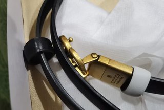 Gucci cinturón de mujer negro talla 90