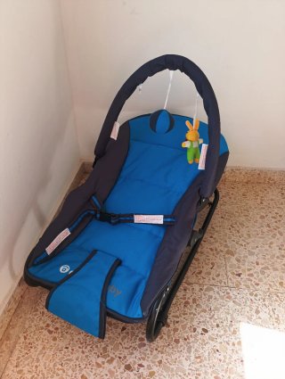 Mecedora para bebé azul