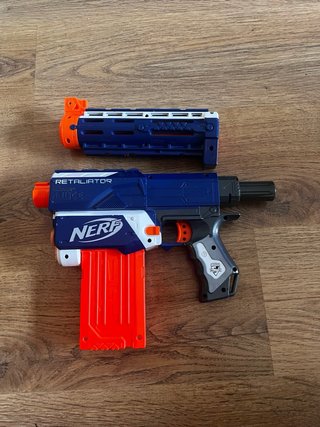 Nerf Retaliator Azul y Naranja