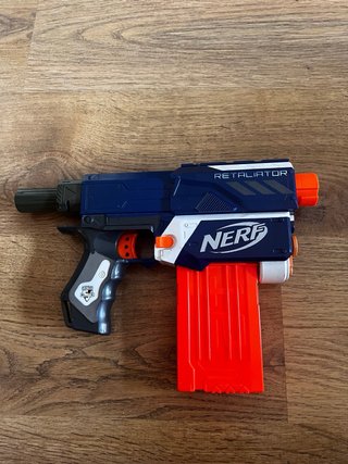 Nerf Retaliator Azul y Naranja