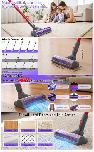 NUEVO! Cepillo Eléctrico Dyson V7 V8 V10
