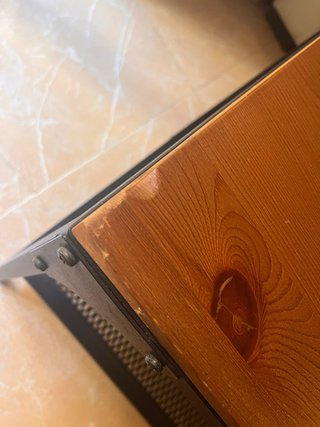 Mesa centro madera y metal FJÄLLBO Ikea