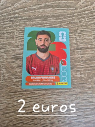 Cromo Bruno Fernandes Portugal 2022