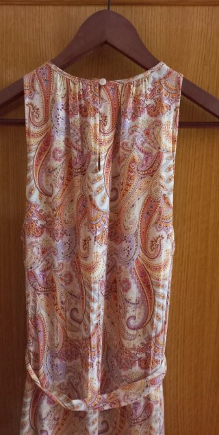 Vestido estampado paisley talla única