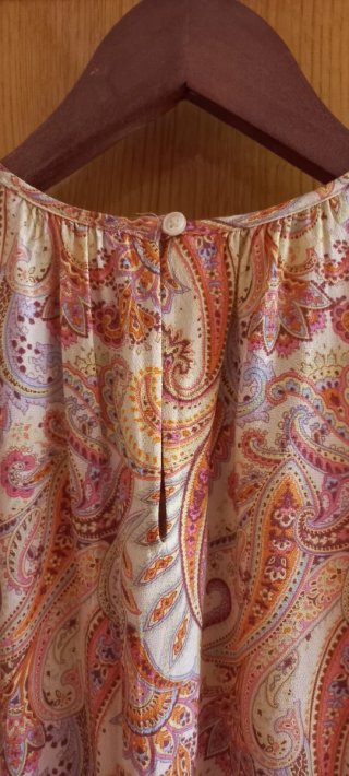 Vestido estampado paisley talla única