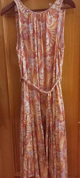 Vestido estampado paisley talla única